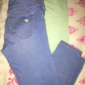 Girls denim skinny jeans